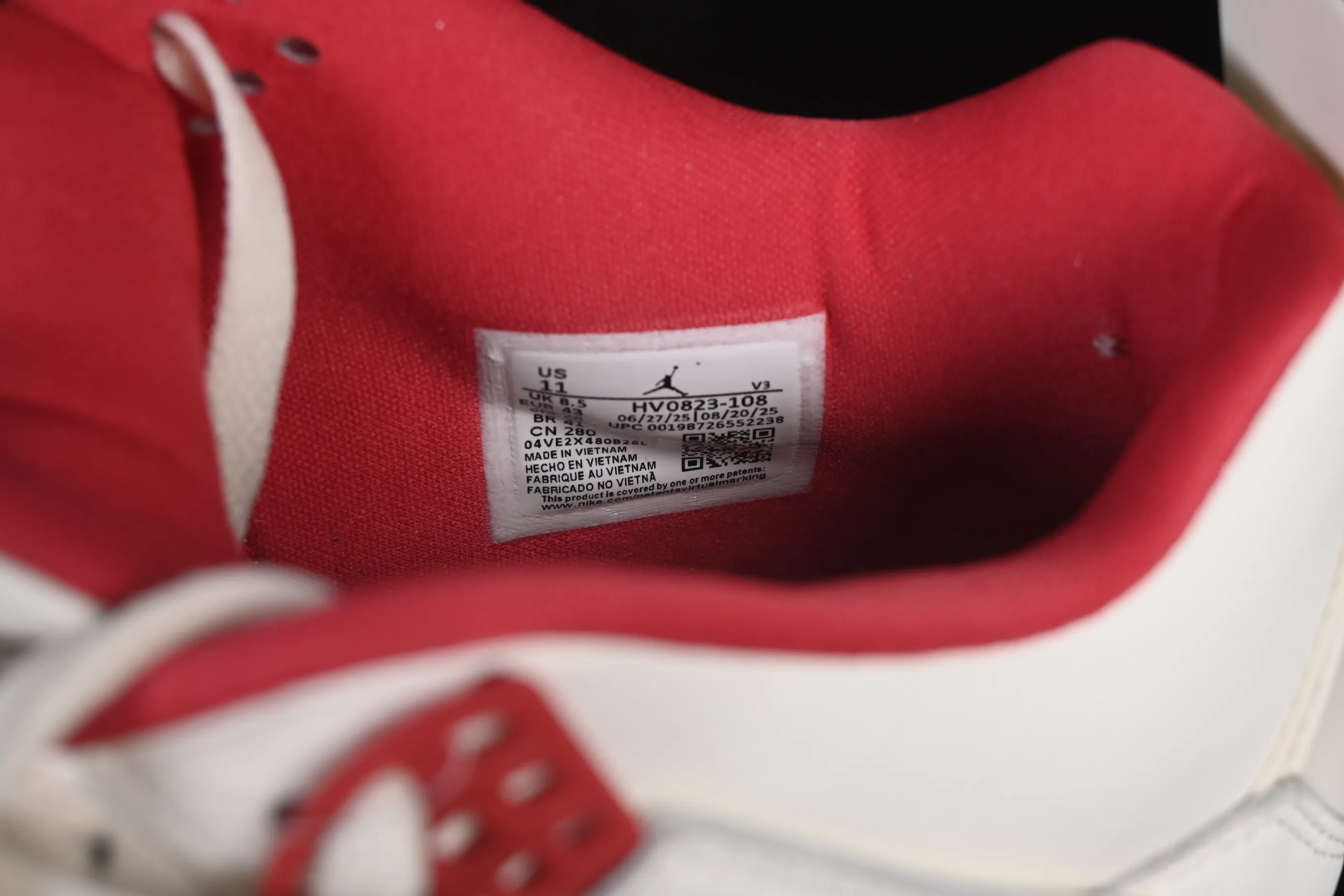 All categories Air Jordan Jordan series basketball shoes Air Jordan 4 Air Jordan 4 Retro "Valentine's Day" AJ4 Joe 4 Red Valentine's Day HV0823-108